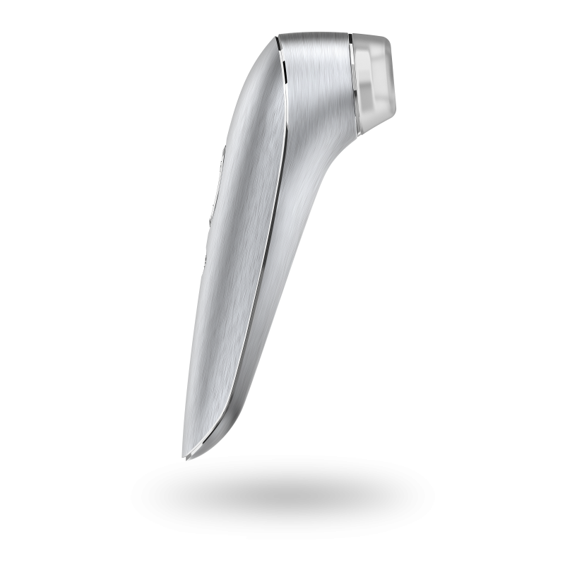 Satisfyer Luxury High Fashion 110-function  Clitoral Stimulator Brushed Aluminum